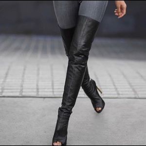 Tony Bianca 100% leather thigh high boot